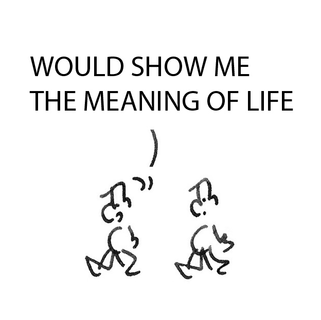 would show me the meaning of life