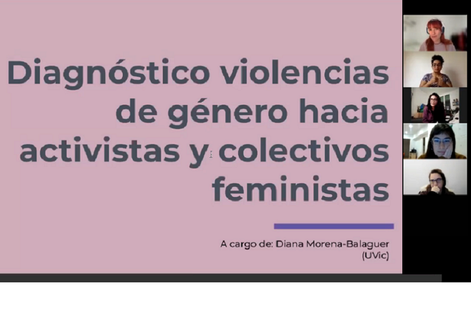 Diagnòstic sobre les violències de gènere contra activistes feministes en l'àmbit digital.